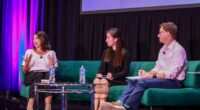(Elena Mantagaris, Senior Advisor Canadian Initiative. Montserrat Ramírez, directora de Operaciones PET ECOCE A.C. Scott Trenor ,Technical Director Olefins Tech Committee Lead)
