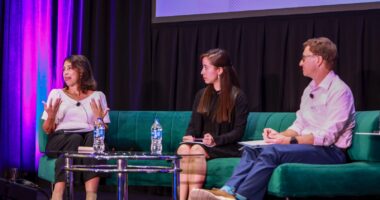 (Elena Mantagaris, Senior Advisor Canadian Initiative. Montserrat Ramírez, directora de Operaciones PET ECOCE A.C. Scott Trenor ,Technical Director Olefins Tech Committee Lead)